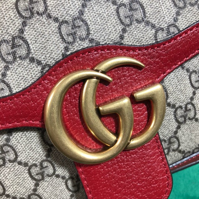 Gucci經典款女包 443497 古馳GG Marmont系列 絎縫肩背包 Gucci斜挎女包  gqy1840